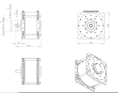 Motor golden motor 20kw refrigerado por agua dikhoev retrofit